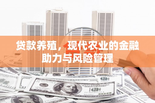 澧县贷款养殖，现代农业的金融助力与风险管理