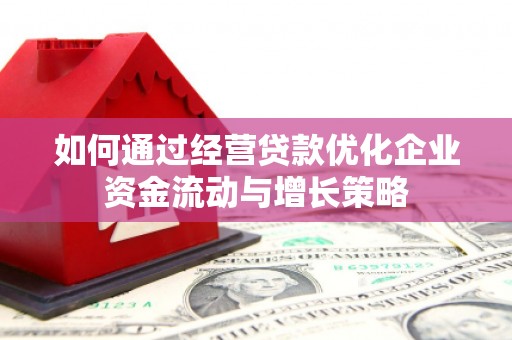 锡林浩特如何通过经营贷款优化企业资金流动与增长策略