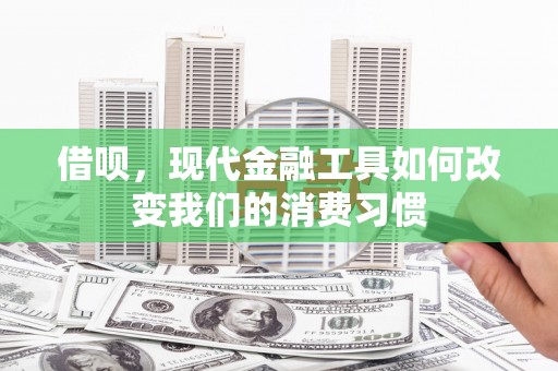 光明新区借呗，现代金融工具如何改变我们的消费习惯