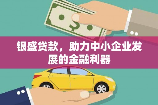 花坛银盛贷款，助力中小企业发展的金融利器