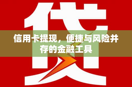 麦寮信用卡提现，便捷与风险并存的金融工具