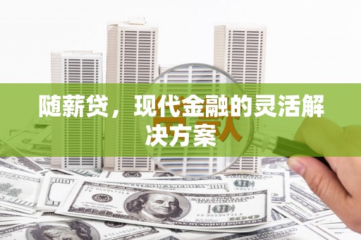 广德随薪贷，现代金融的灵活解决方案