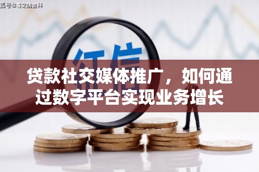 息县贷款社交媒体推广，如何通过数字平台实现业务增长
