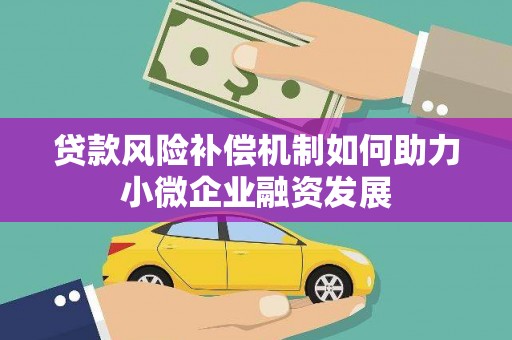 大甲贷款风险补偿机制如何助力小微企业融资发展