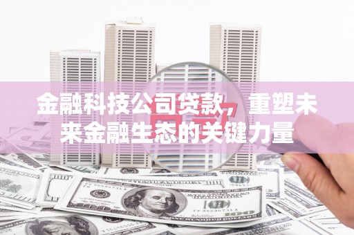 雷山金融科技公司贷款，重塑未来金融生态的关键力量