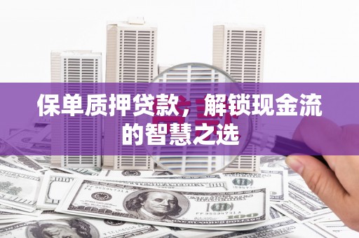 永善保单质押贷款，解锁现金流的智慧之选