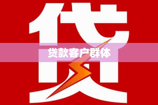 镜湖贷款客户群体