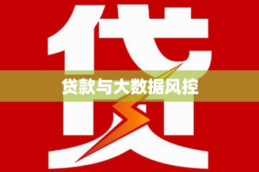 桑日贷款与大数据风控